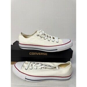 -1172 Converse All Star Low Top White/White-US 7.5 Mens